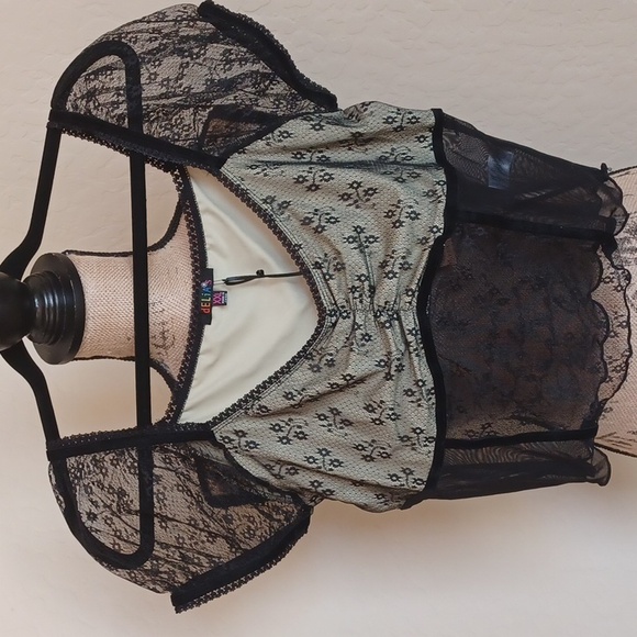 DOLLSKILL Delia's IN BLOOM SKIRT SET GREEN/BLACK - Picture 16 of 16